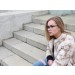 Woman modeling Atticus tortoise eyeglasses