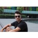 Man wearing sunglasses frontal view