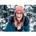 Woman wearing Rivington eyeglasses in black