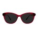 Vienna Crystal Red Sunglasses Front View